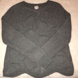 Gray Knit Sweater